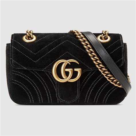 gucci mini velvet marmont review|Gucci Marmont suede bag.